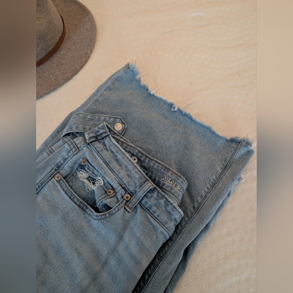 American Eagle Outfitters Sky Blue Ankle Jeans